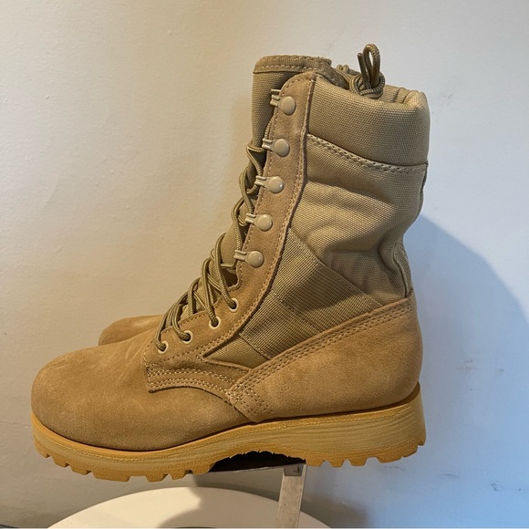 Sierra Men’s GI Type Tacital Desert Tan Suede Leather Boot main image 9